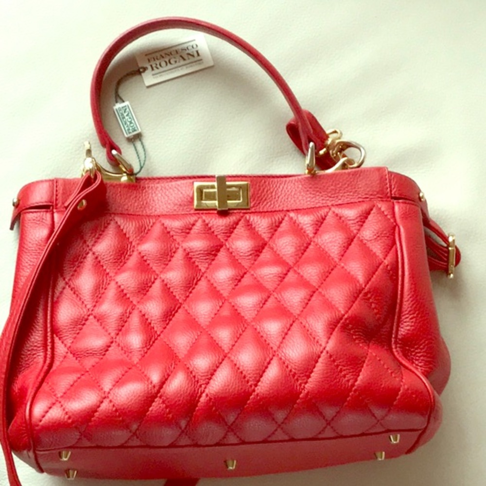 Francesco Rogani Red Handbag